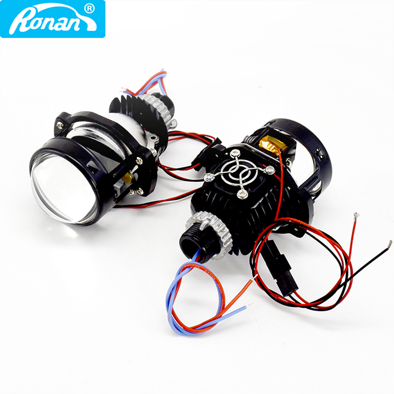 Universal Motorcycle Led Headlight Projector - RONAN 2.0 بوصة البسيطة ثنائية جهاز