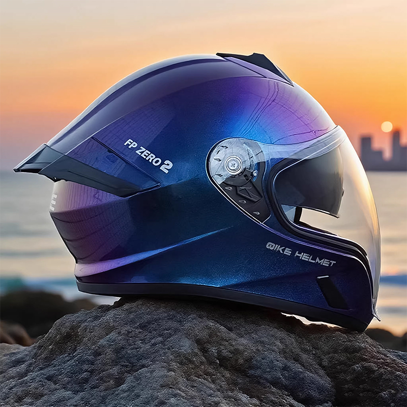 Quick Release Buckle Motorcycle Helmet - خوذة دراجة نارية كاملة الوجه للبالغين