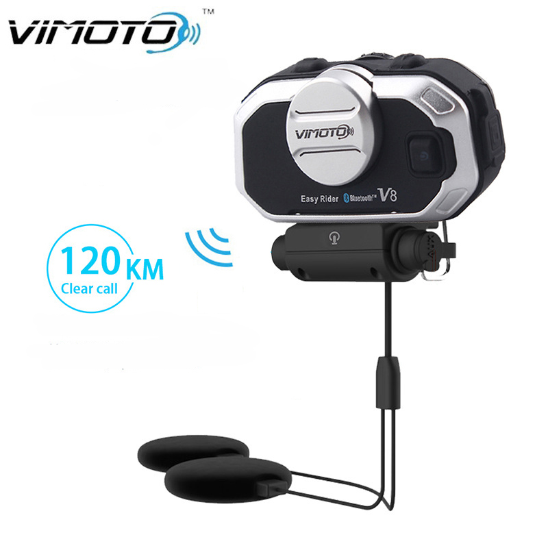 Full Face Motorcycle Helmet With Bluetooth - فيموتو V8 دراجة نارية خوذة سماعة
