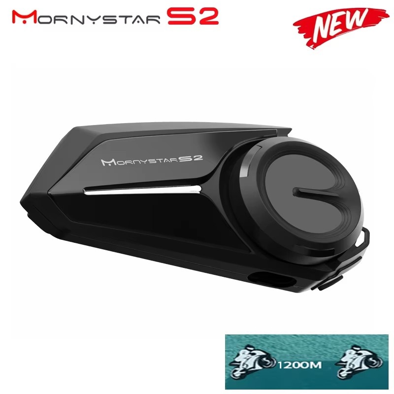Mornystar S2 سماعة خوذة دراجة  - مراجعة Universal Motorcycle Helmet Intercom Headset وسعره