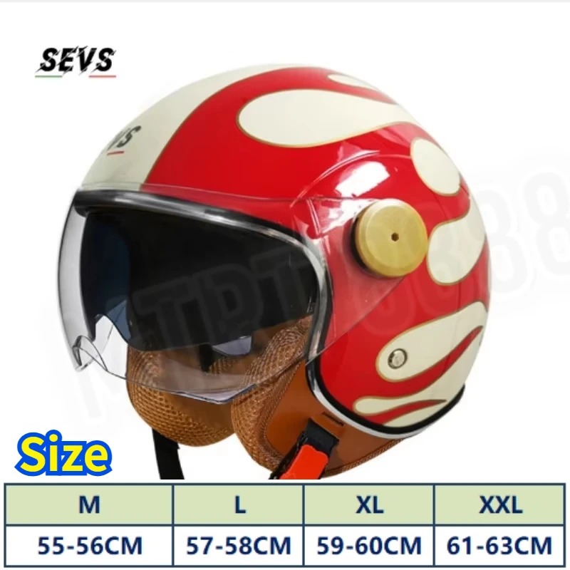 خوذة دراجة نارية مفتوحة الوجه  - مراجعة Vintage Open Face Retro Helmet وسعره