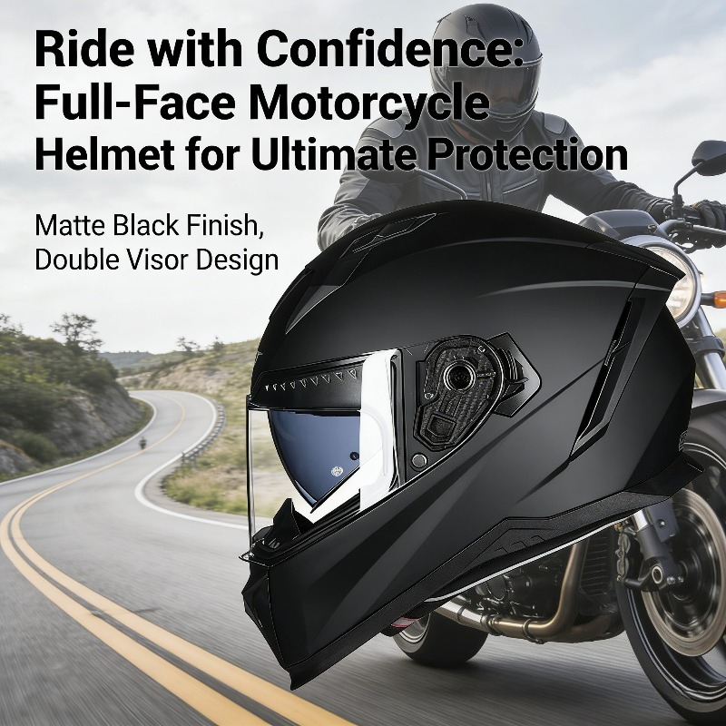 خوذة دراجة نارية كاملة الوجه م - مراجعة Full Face Motorcycle Helmet With Bluetooth وسعره
