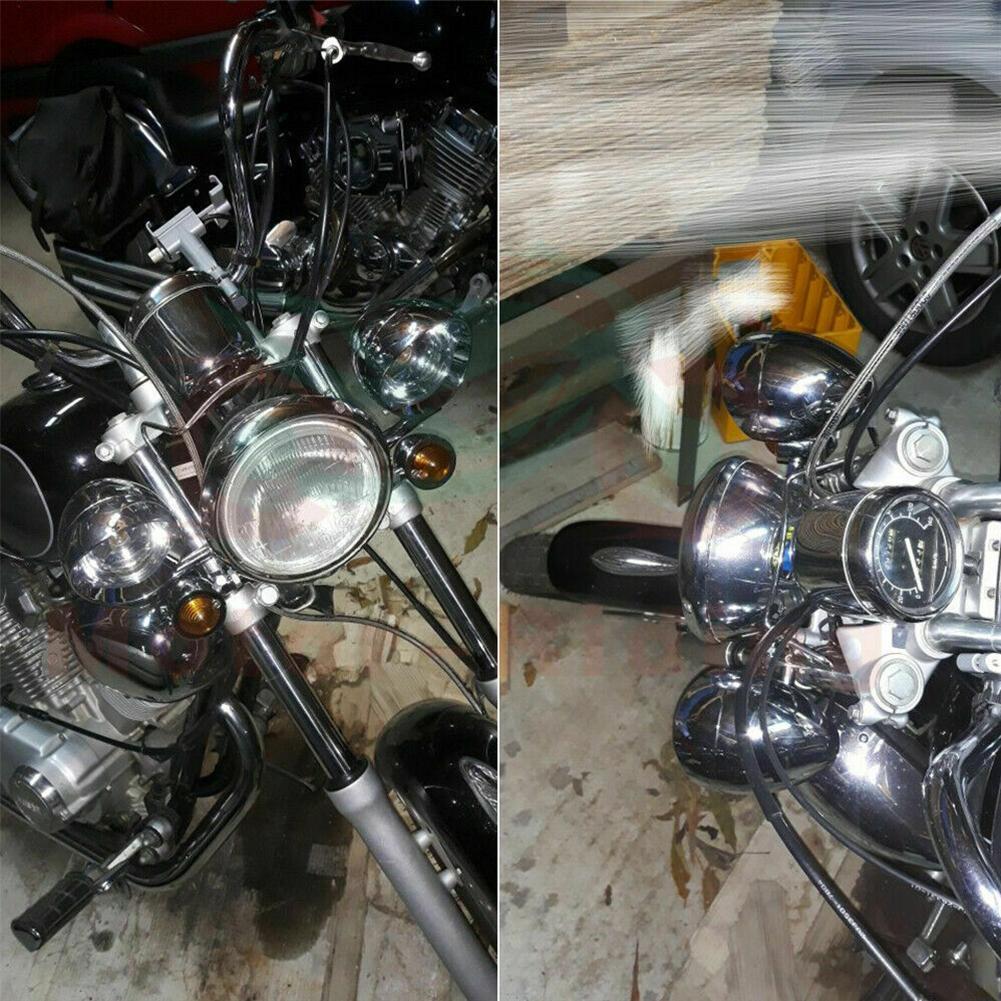الكروم العالمي للدراجات الناري - مراجعة Universal Motorcycle Led Headlight Projector وسعره