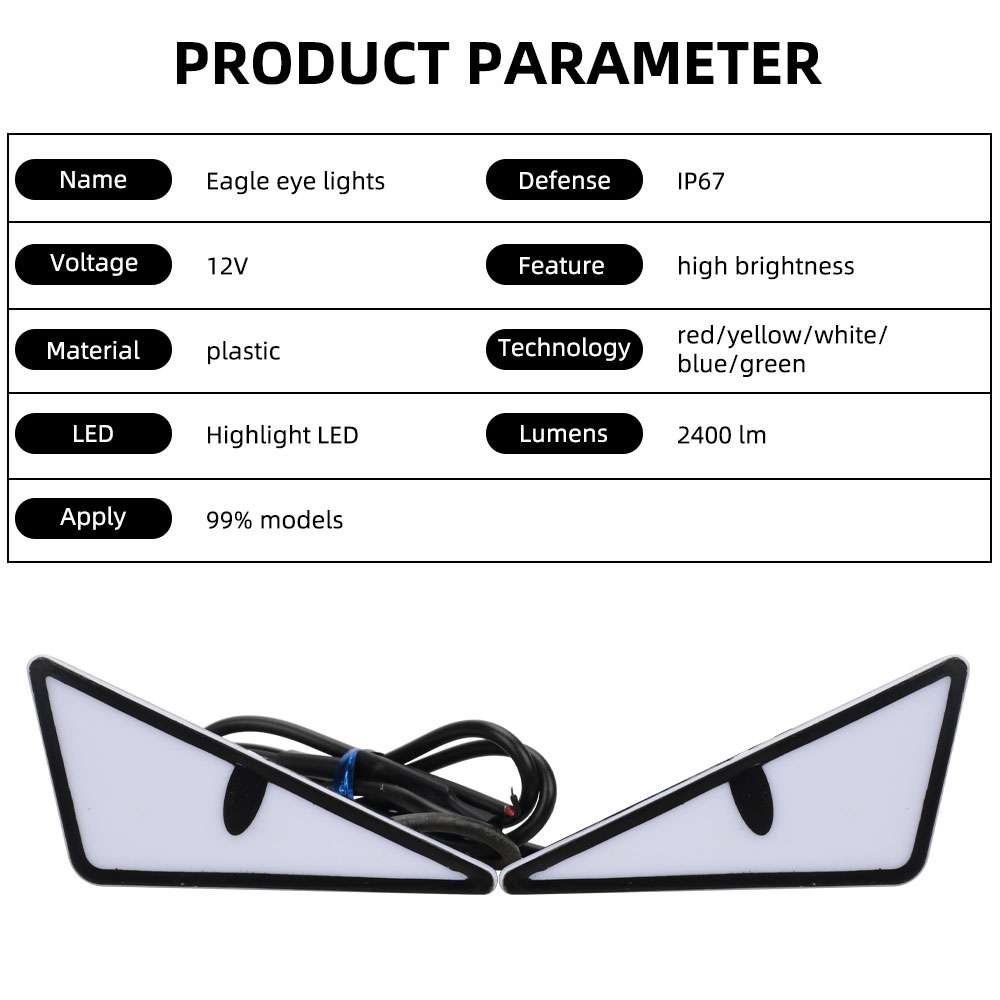 قطعتان من مصابيح LED على شكل ع - مراجعة Universal Motorcycle Led Headlight Projector وسعره