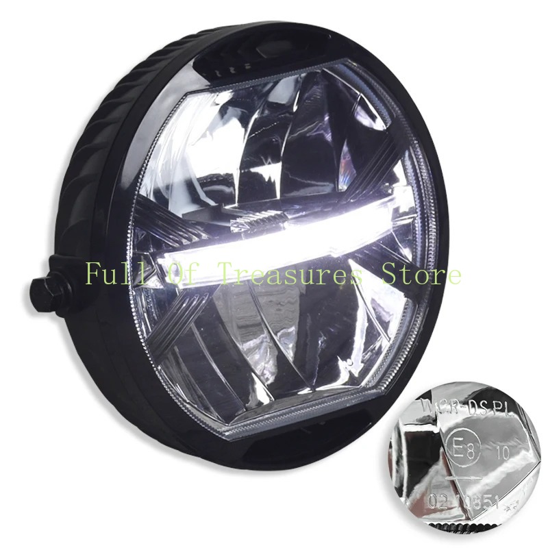 مصباح أمامي LED للدراجات النار - مراجعة Universal Motorcycle Led Headlight Projector وسعره