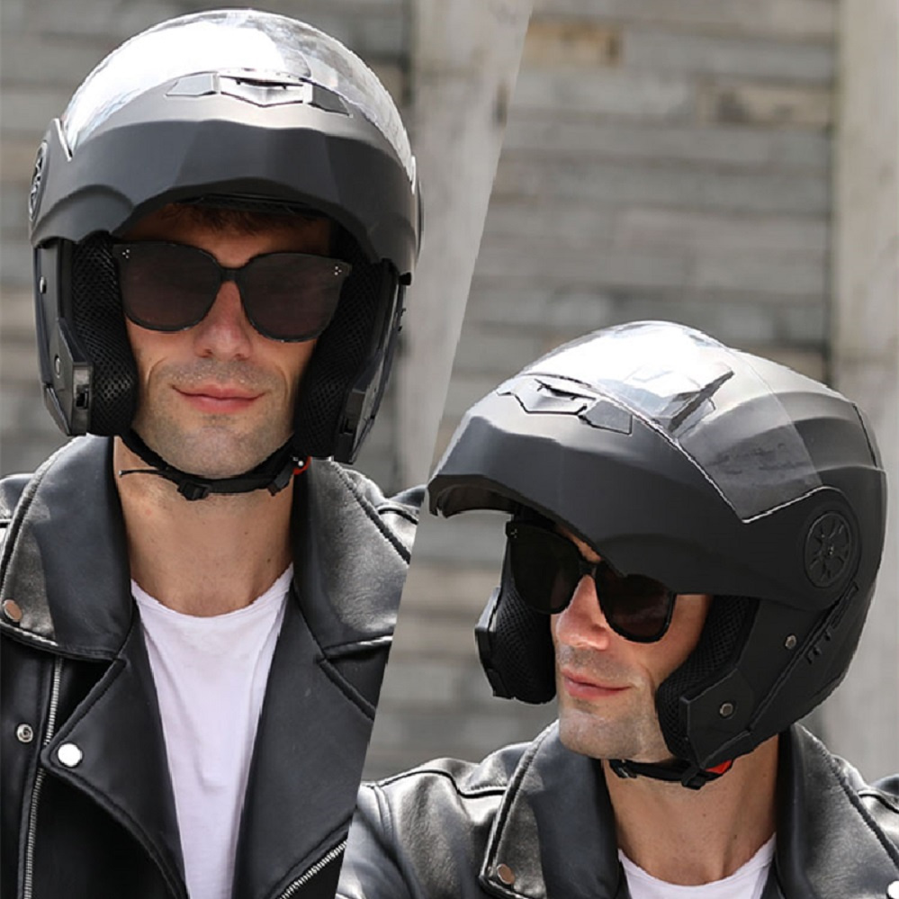 وحدات دراجة نارية خوذة عدسة مز - مراجعة Motorcycle Helmet Inner Sun Visor Lens وسعره