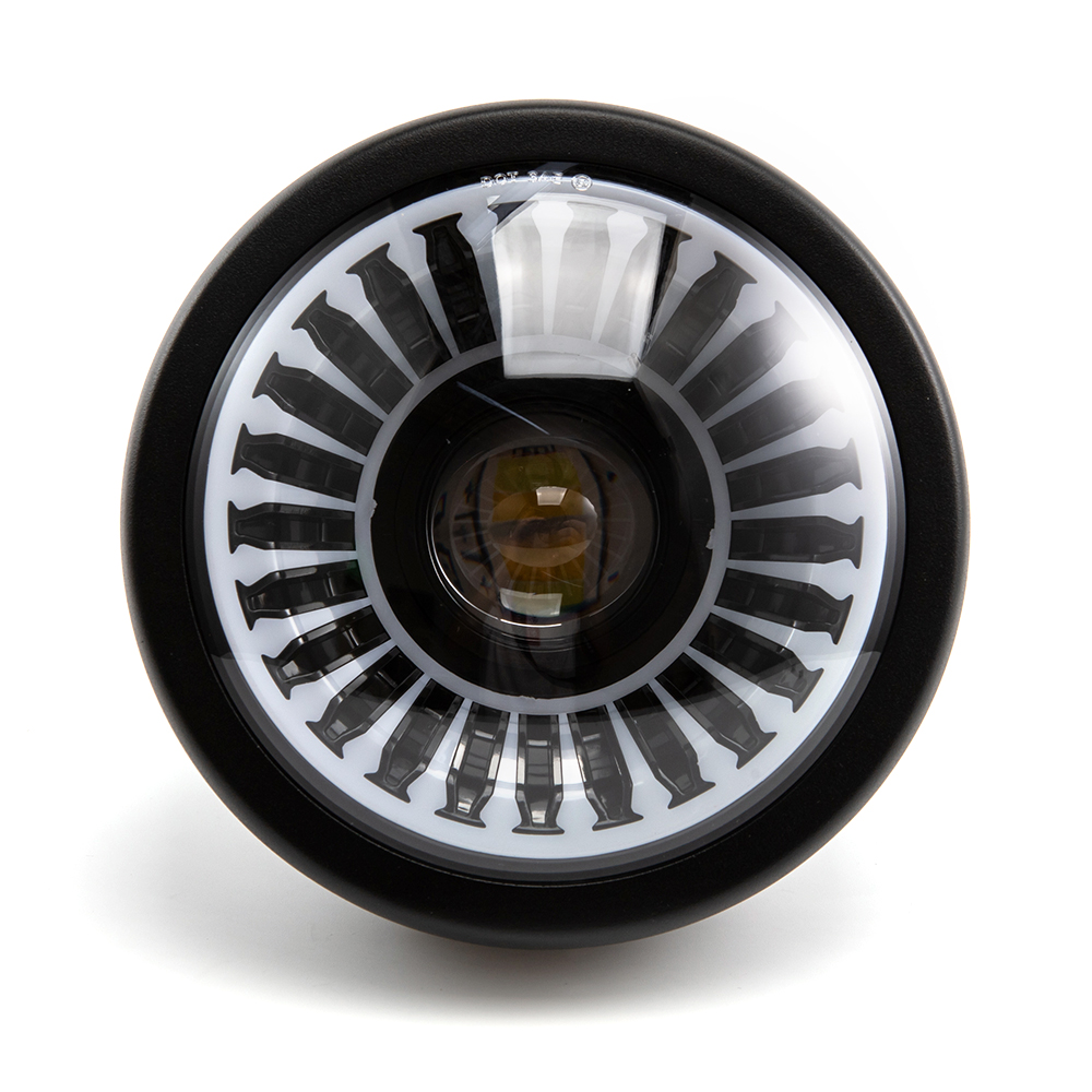 دراجة نارية 6.5 بوصة العالمي L - مراجعة Universal Motorcycle Led Headlight Projector وسعره
