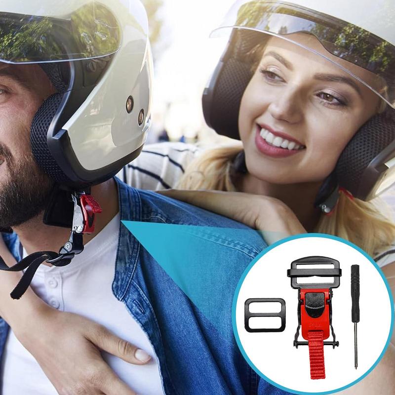 مشبك سريع لحزام الذقن لخوذة ال - مراجعة Quick Release Buckle Motorcycle Helmet وسعره